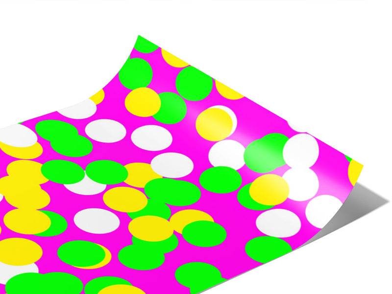 Bubbling Experiment Polka Dot Vinyl Wraps~Rwraps Series 914 Digitally Printed Vinyl Wrap~0