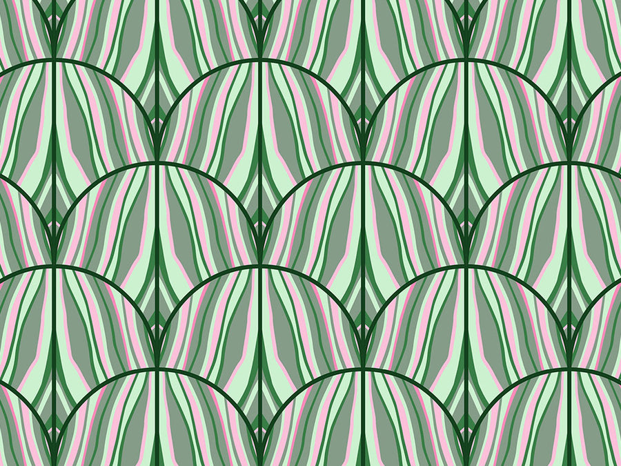 Bubbling Pods Art Deco Vinyl Wrap Pattern~Rwraps Series 914 Digitally Printed Vinyl Wrap~0