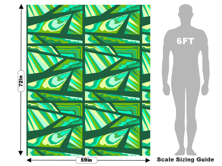 Bubbling Springs Mosaic Vehicle Wrap Scale~Rwraps Series 914 Bubbling Springs Mosaic Measurements~1