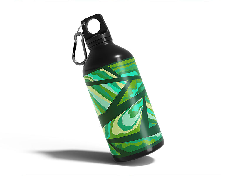 bubbling springs mosaic Water Bottle DIY Stickers