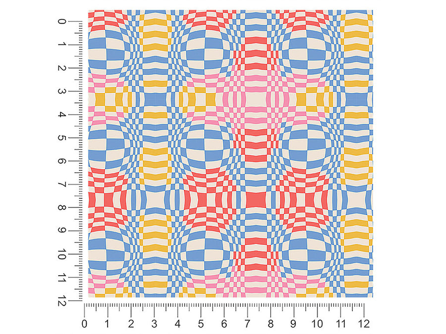 bubbling wall optical illusion 1ft x 1ft Craft Sheets
