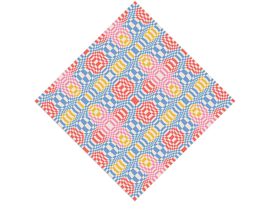 Bubbling Wall Optical Illusion Vinyl Wrap Pattern