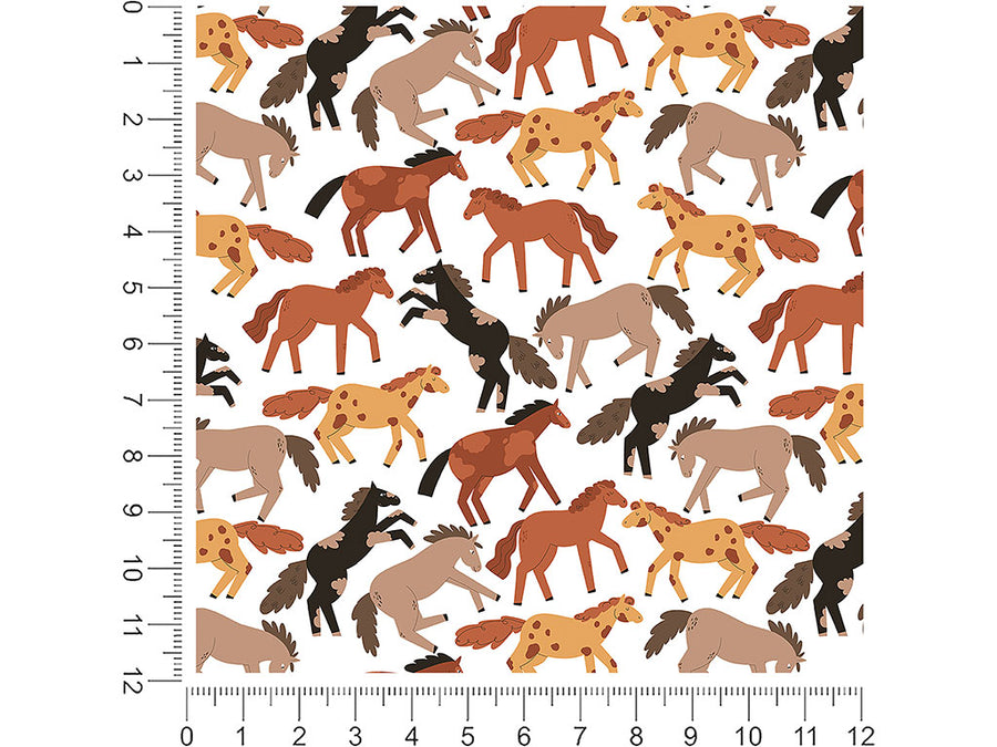 bucking bronco animal 1ft x 1ft Craft Sheets