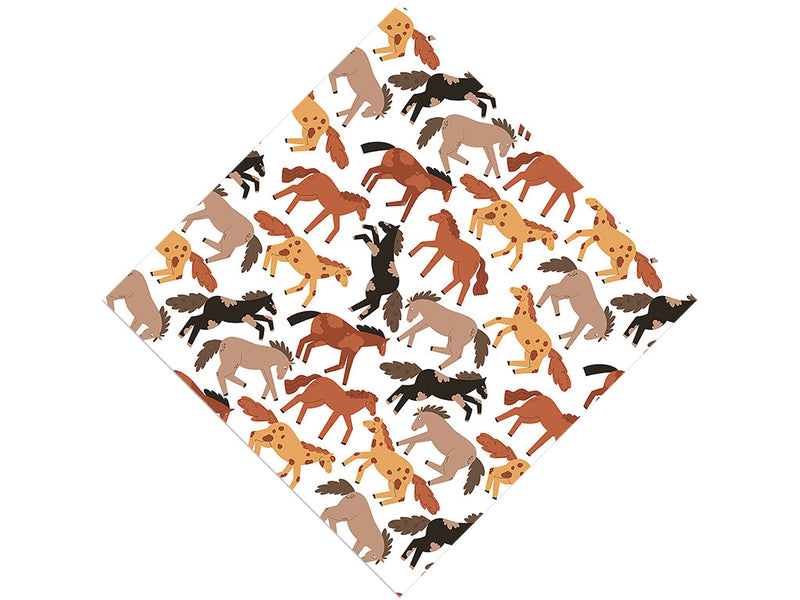 Bucking Bronco Animal Vinyl Wrap Pattern