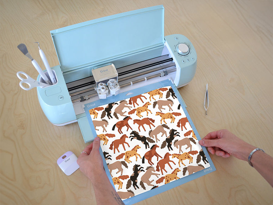 bucking bronco animal Cricut Compatible Vinyl