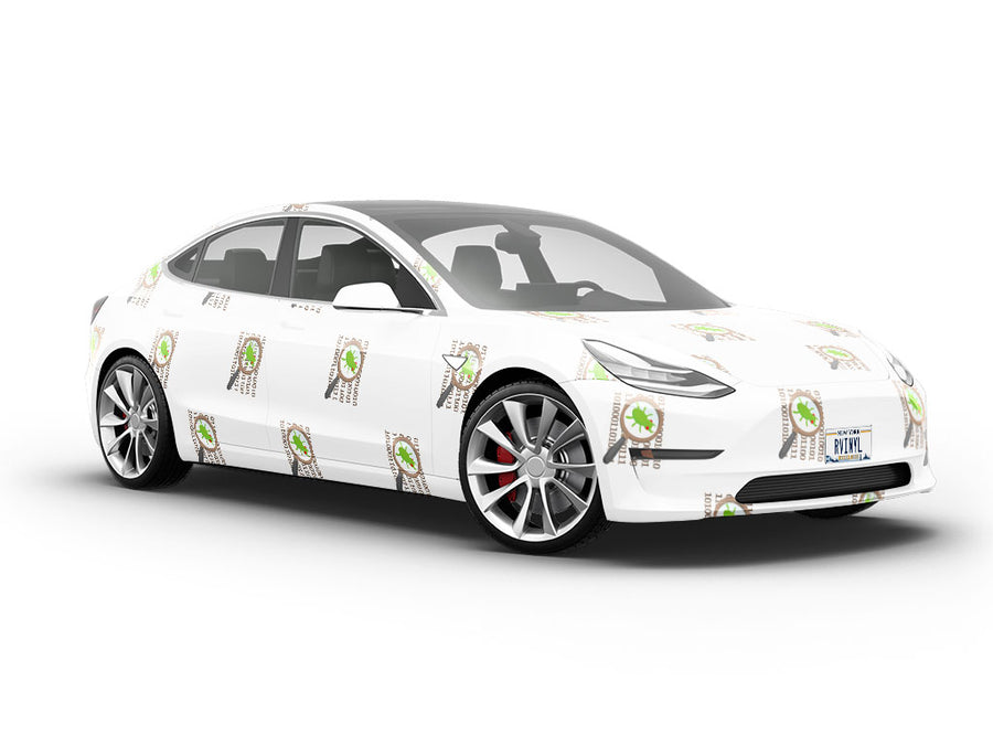 Bug Report Technology Vehicle Vinyl Wrap
