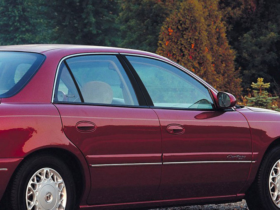 buick century 1997-2005 Matte Black Pillar Cover Diagram