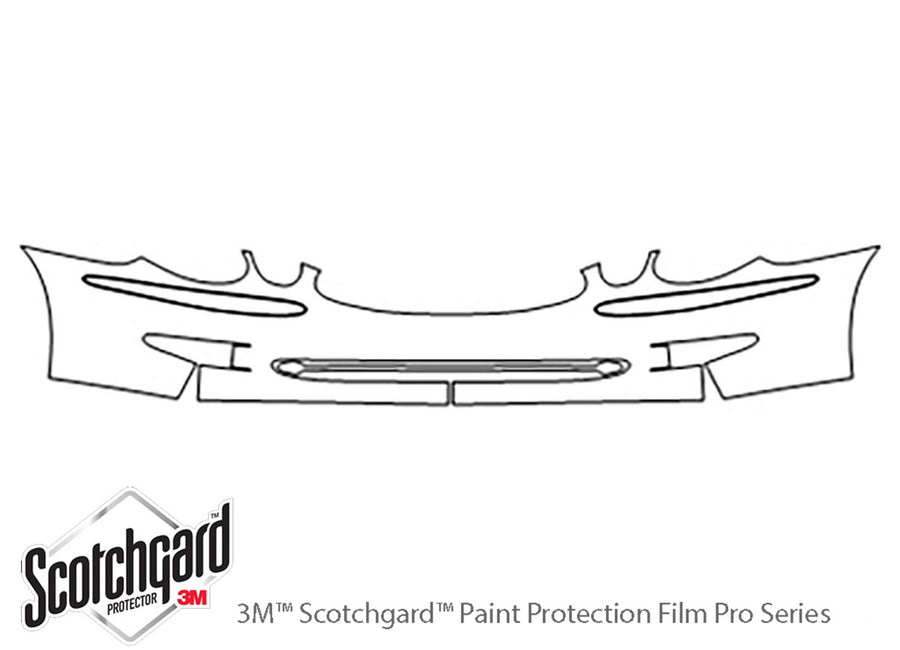 lacrosse 3M Clear Bra Bumper Precut PPF Diagram