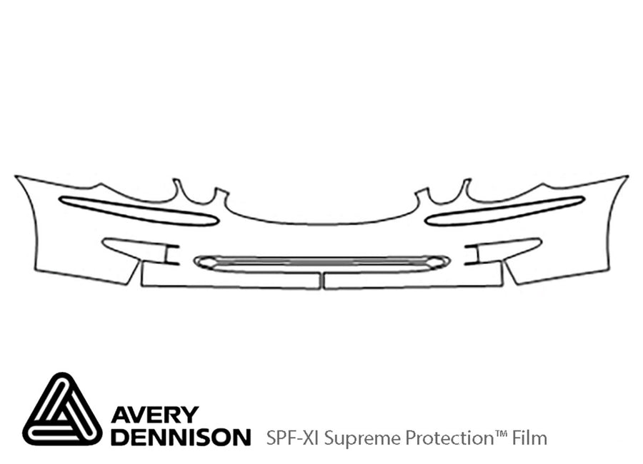 lacrosse Avery Dennison Clear Bra Bumper Precut PPF Diagram