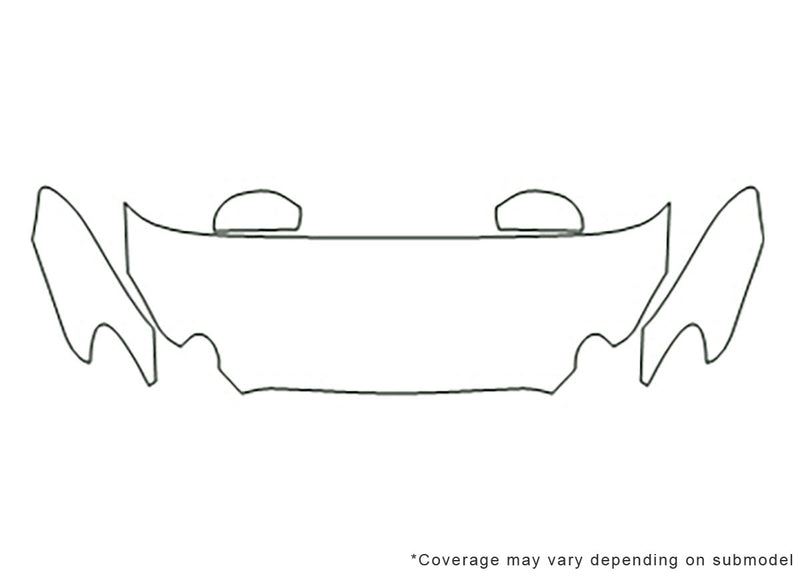 lacrosse Avery Dennison Clear Bra Hood Precut PPF Diagram