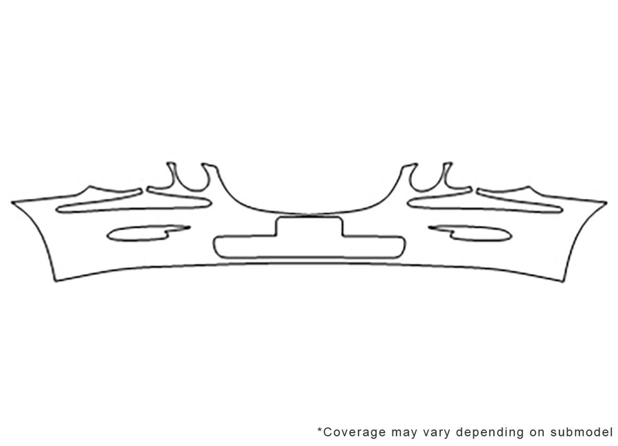 lacrosse Avery Dennison Clear Bra Bumper Precut PPF Diagram