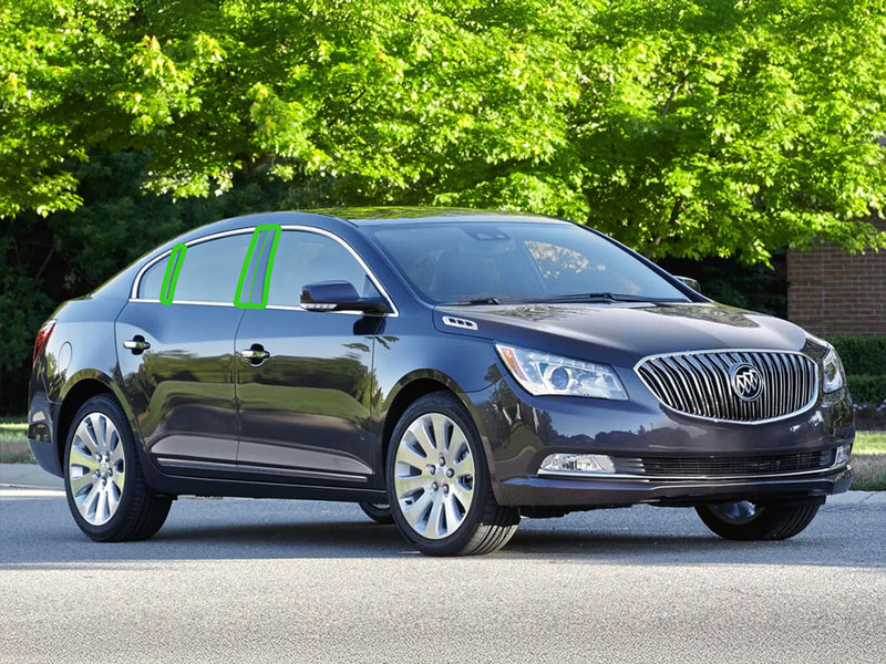 buick lacrosse 2010-2016 Pillar Post Trim Installation Location