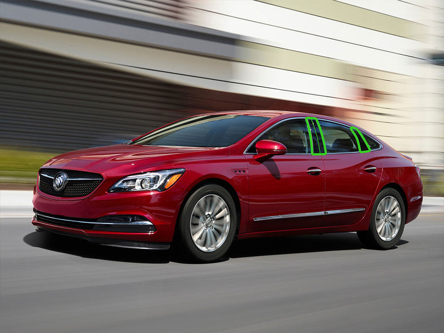buick lacrosse 2017-2019 Pillar Post Trim Installation Location