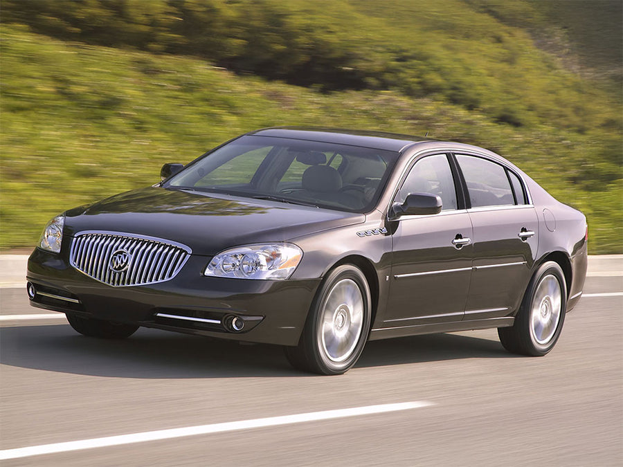 buick lucerne 2006-2011 Matte Black Pillar Trim
