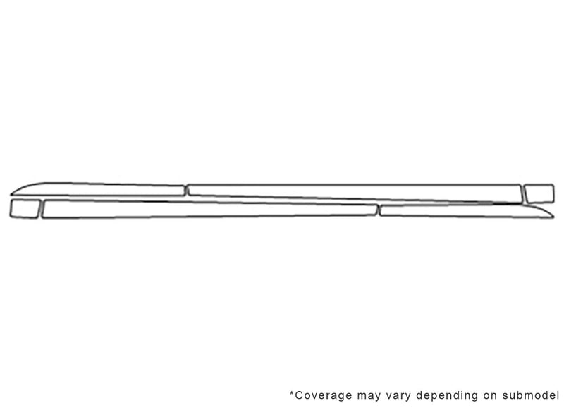 regal 3M Clear Bra Door Cup Precut PPF Diagram