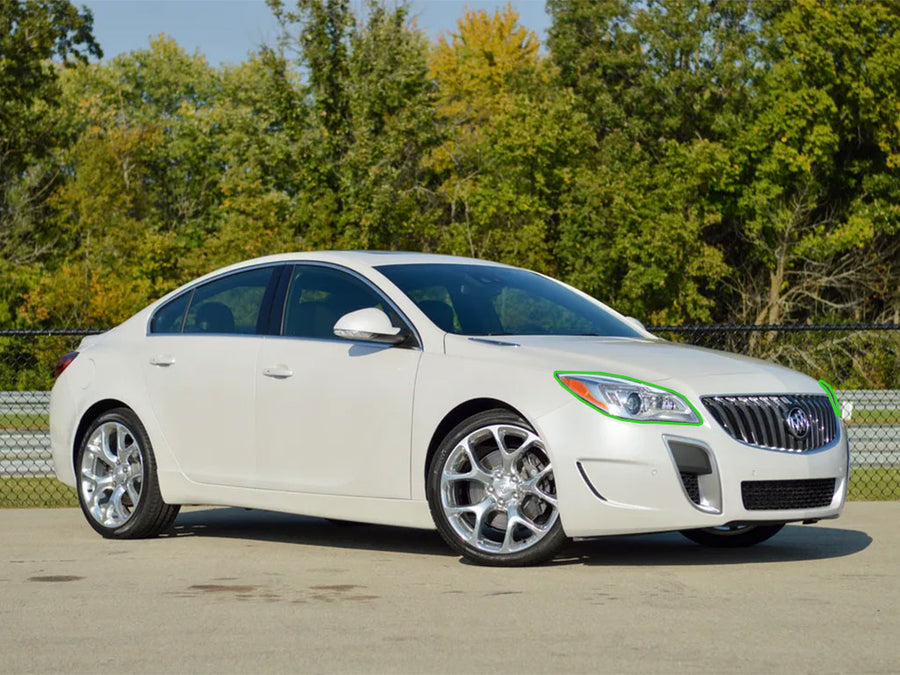 buick regal 2014-2017 Headlight Protection Installation Location