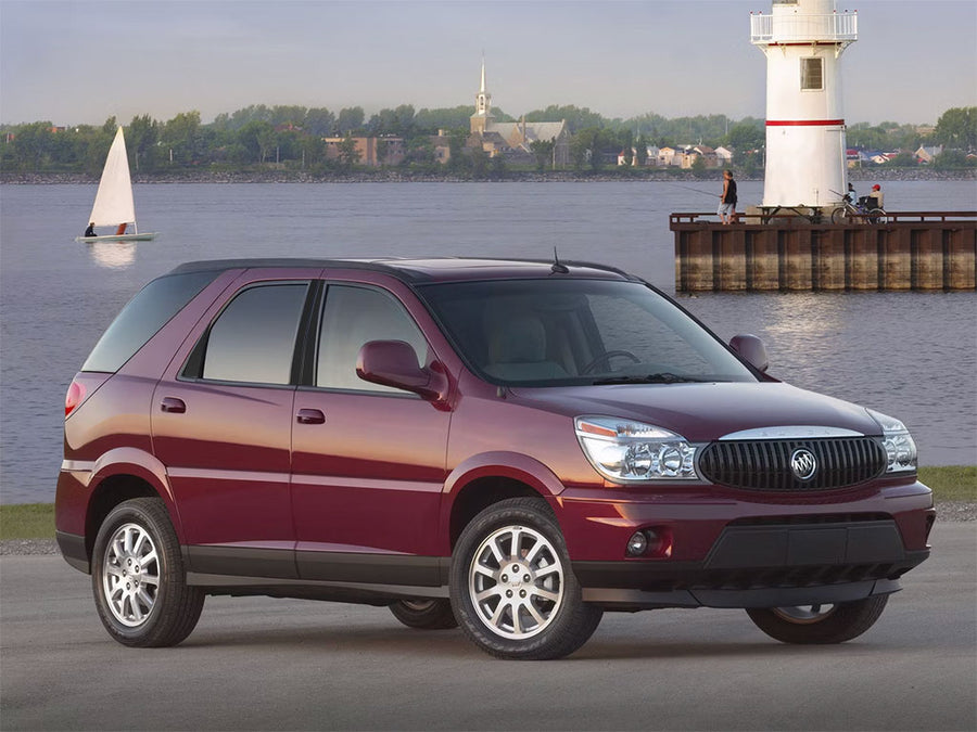 buick rendezvous 2002-2007 Matte Black Pillar Trim
