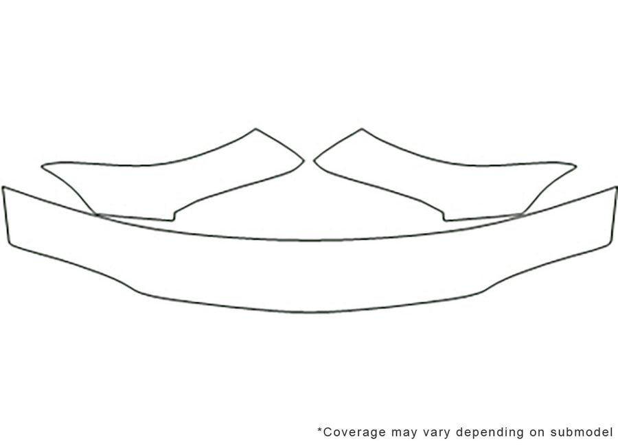 skylark 3M Clear Bra Hood Precut PPF Diagram