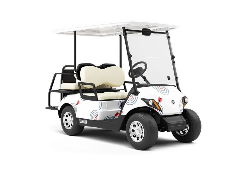 Bullseye Sport Wrapped Golf Cart