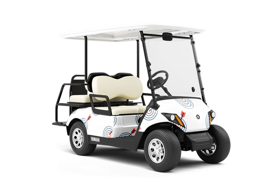 Bullseye Sport Wrapped Golf Cart