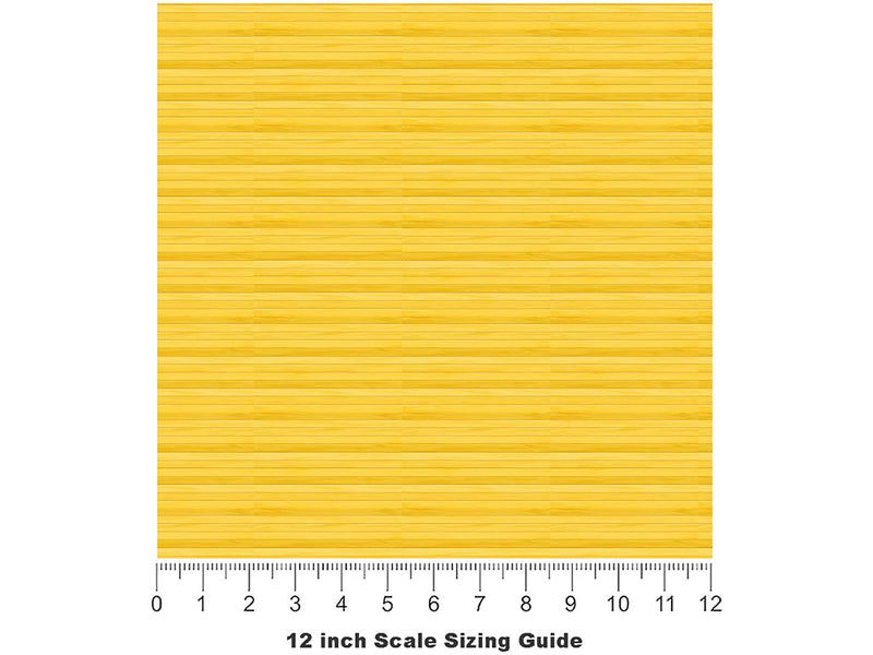 Bumblebee Wood Plank Vinyl Film Pattern Size 12 inch Scale~Rwraps Bumblebee Wood Plank Sizing Chart~3