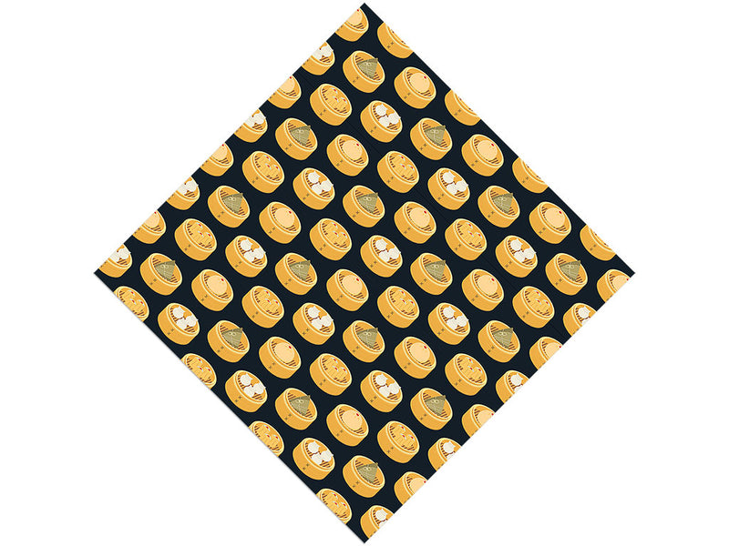 Bun Steamer Food Vinyl Wrap Pattern