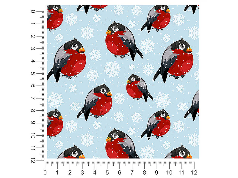 bundle up bird 1ft x 1ft Craft Sheets