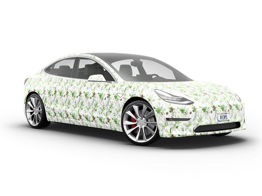 Bundled Weeds Camping Vehicle Vinyl Wrap