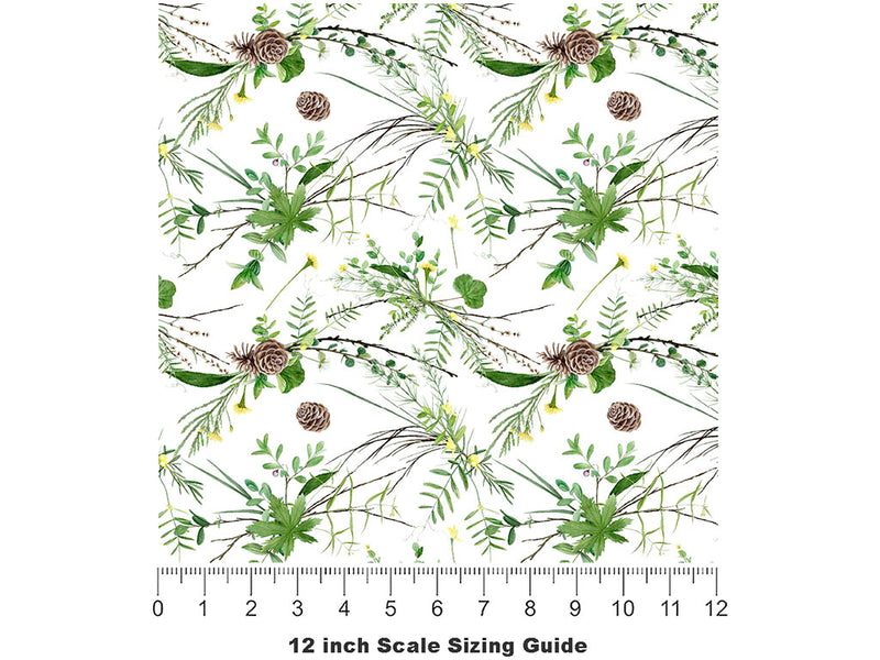 Bundled Weeds Camping Vinyl Film Pattern Size 12 inch Scale~Rwraps Bundled Weeds Camping Sizing Chart~2