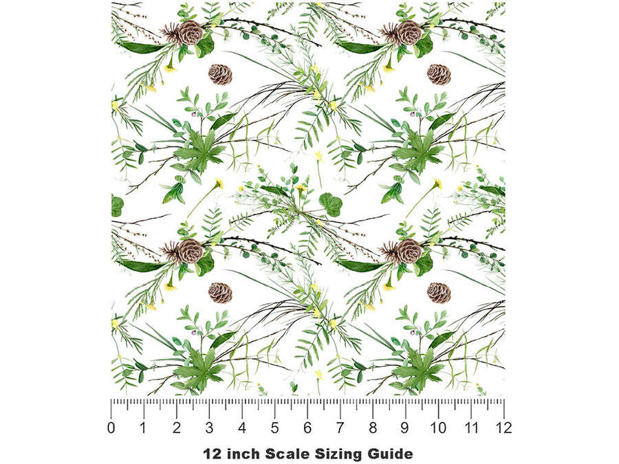 Bundled Weeds Camping Vinyl Film Pattern Size 12 inch Scale~Rwraps Bundled Weeds Camping Sizing Chart~2