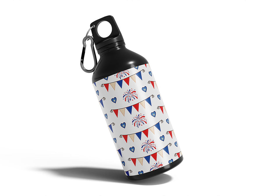 bunting stunting Water Bottle DIY Stickers