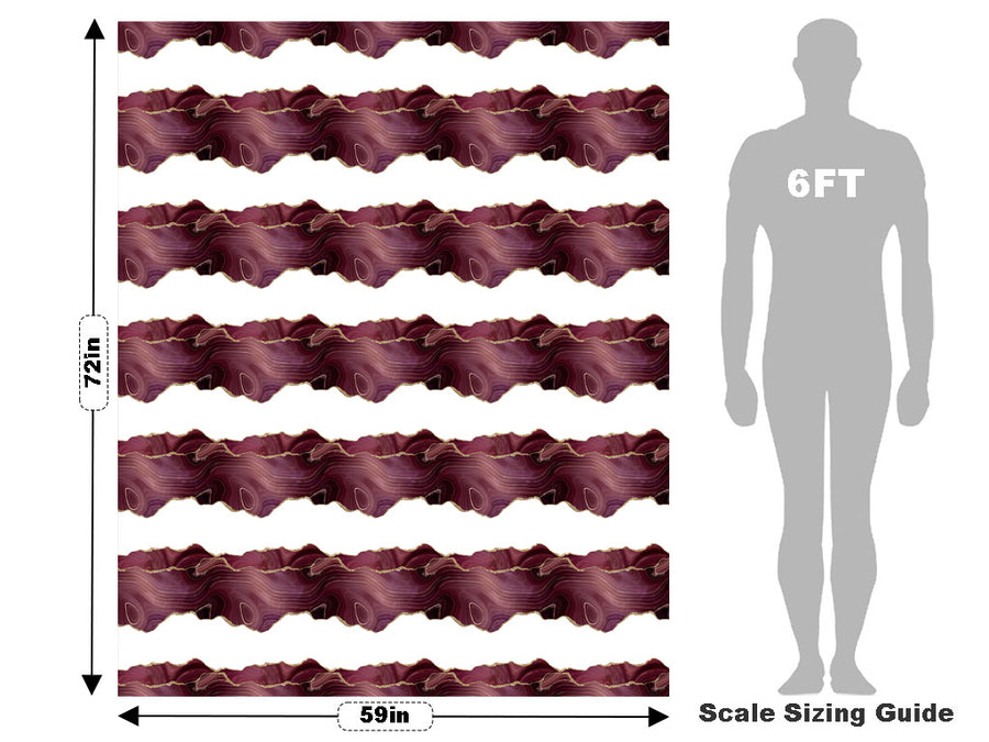 Burgundy Lip Gemstone Vehicle Wrap Scale~Rwraps Series 914 Burgundy Lip Gemstone Measurements~1