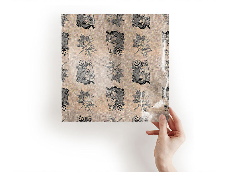 burlap harvest horror Craft Sheets
