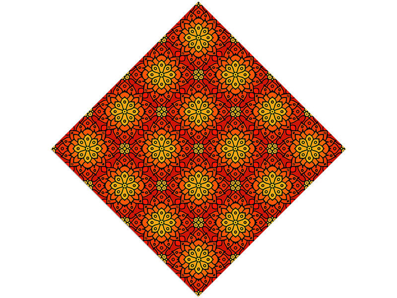 Burning Lilly Art Deco Vinyl Wrap Pattern
