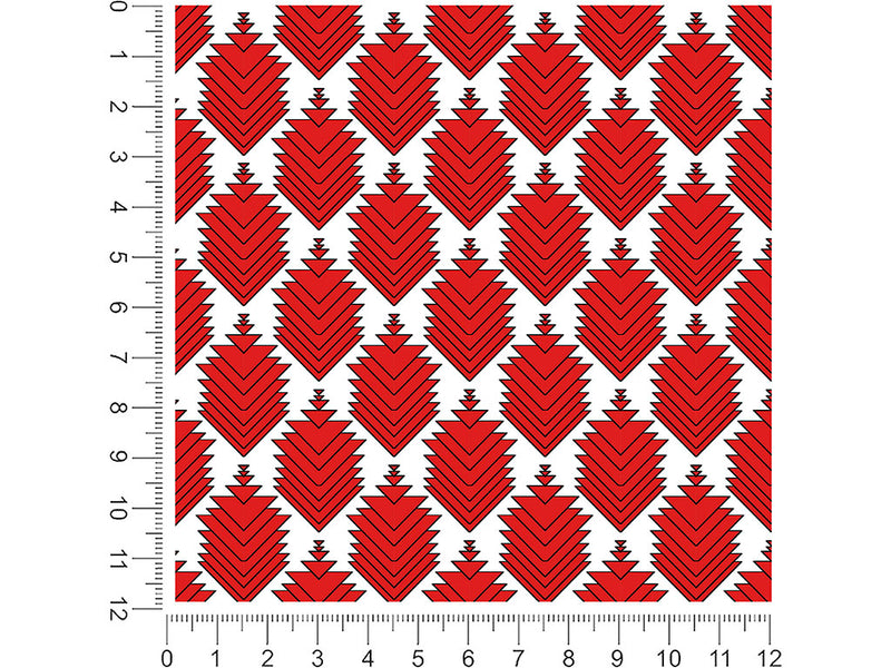 burning spear abstract geometric 1ft x 1ft Craft Sheets