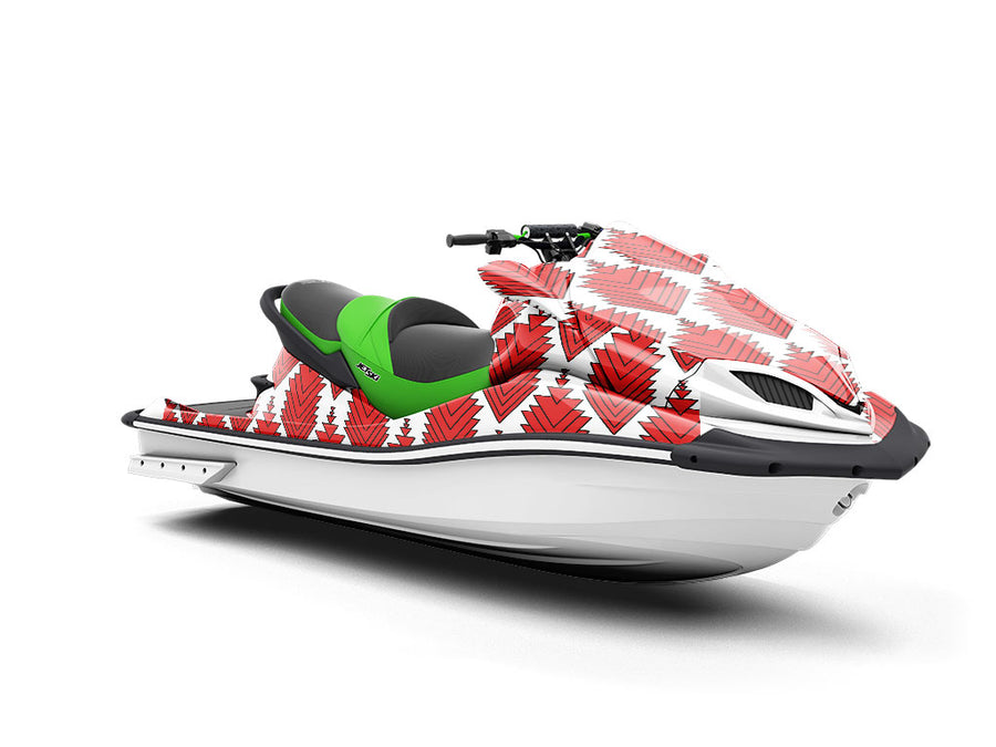 Burning Spear Abstract Jet Ski Vinyl Customized Wrap