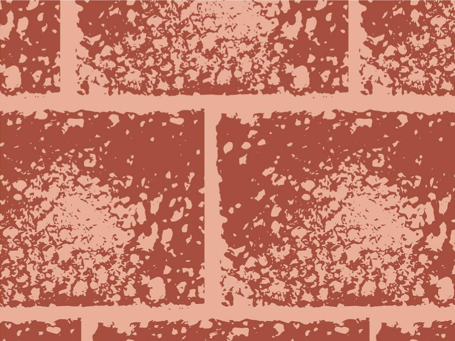 Burnt Orange Brick Vinyl Wrap Pattern~Rwraps Series 914 Digitally Printed Vinyl Wrap~0