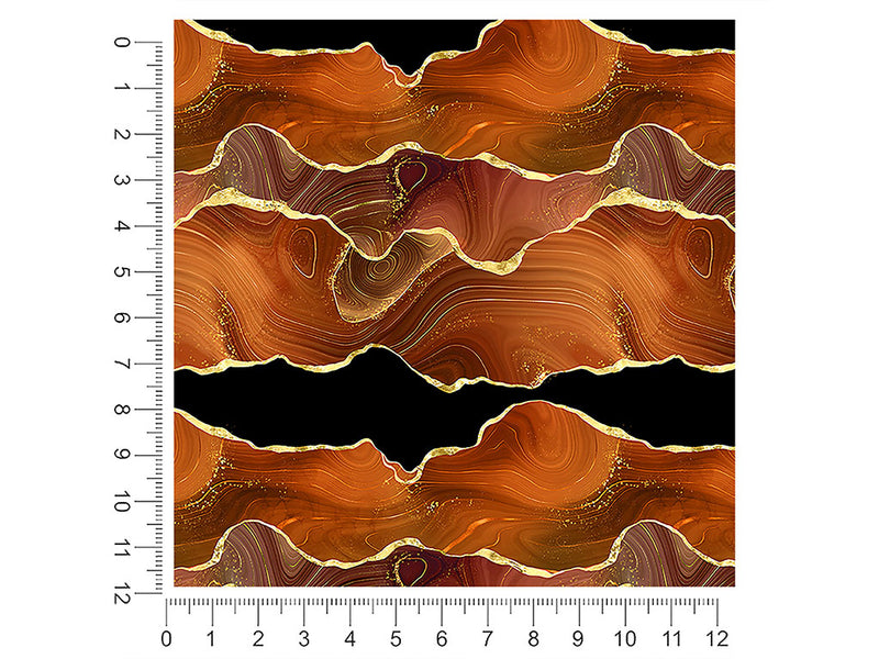 burnt umber gemstone films 1ft x 1ft Craft Sheets