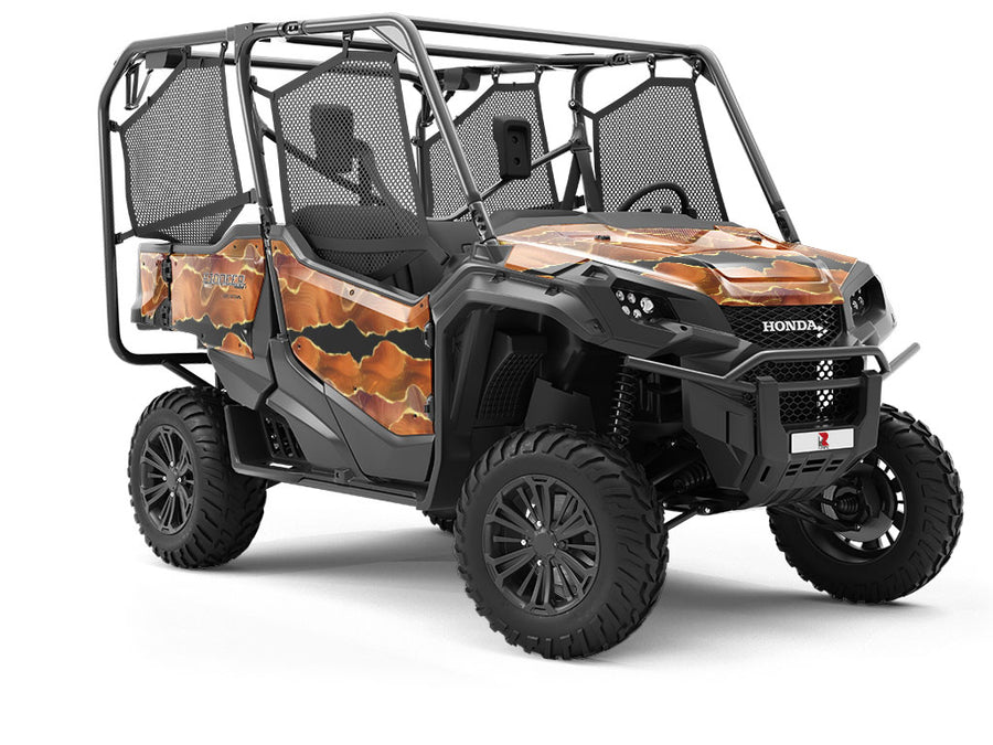 Burnt Umber Gemstone Utility Vehicle Vinyl Wrap
