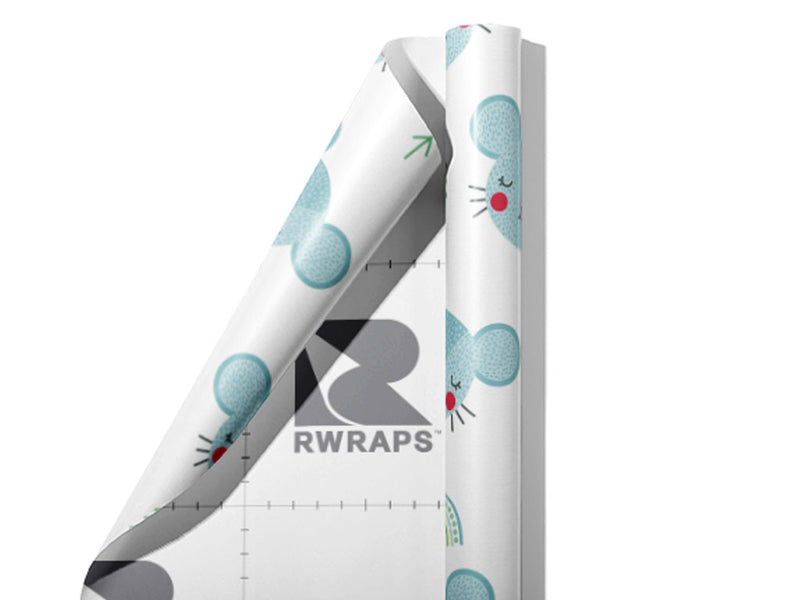 Burrow Calm Rodent Wrap Film Sheets~Rwraps Series 914 Burrow Calm Rodent Scrolled Sheet~3