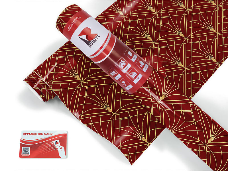 bursting fireworks art deco Craft Vinyl Roll