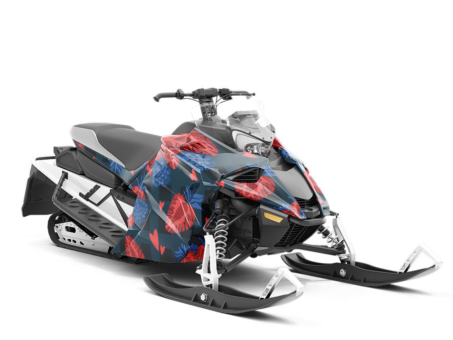 Bush Buddies Fruit Custom Wrapped Snowmobile