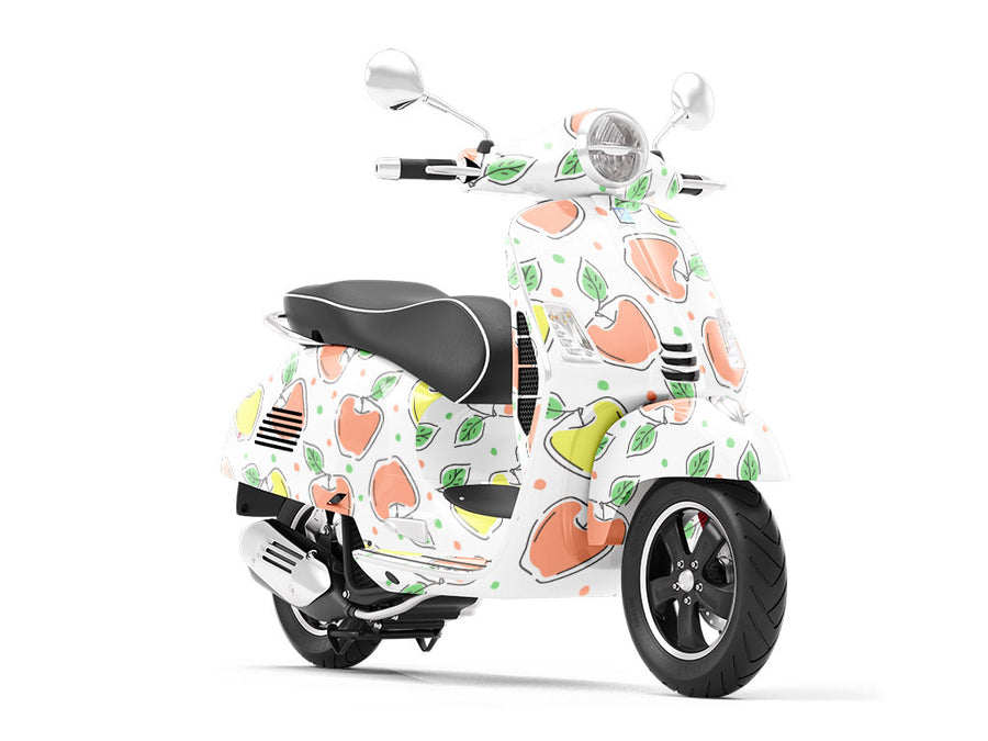 Bushel Full Fruit Vespa Scooter Wrap Film
