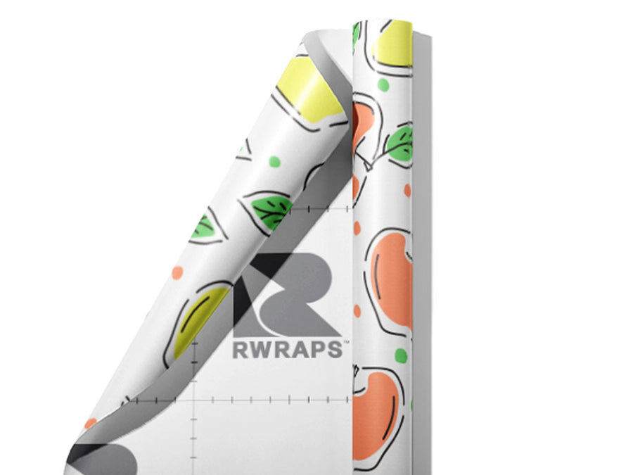 Bushel Full Fruit Wrap Film Sheets~Rwraps Series 914 Bushel Full Fruit Scrolled Sheet~3