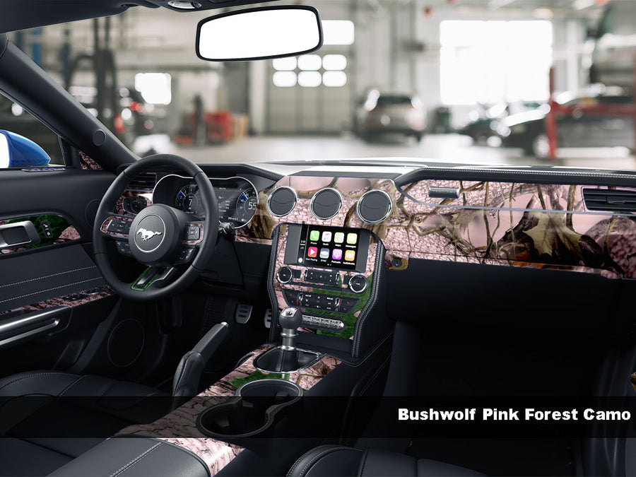 Bushwolf Pink Forest Camo Dash Kit Finish