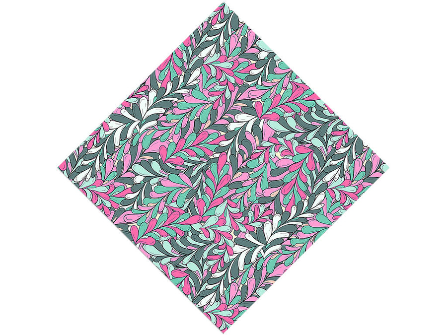 Busy Bushroot Floral Vinyl Wrap Pattern