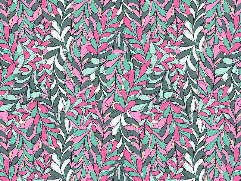 Busy Bushroot Floral Vinyl Wrap Pattern~Rwraps Series 914 Digitally Printed Vinyl Wrap~0