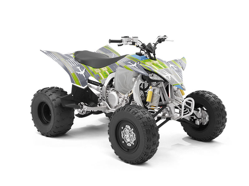 Busy Tarmac Cityscape ATV Wrapping Vinyl