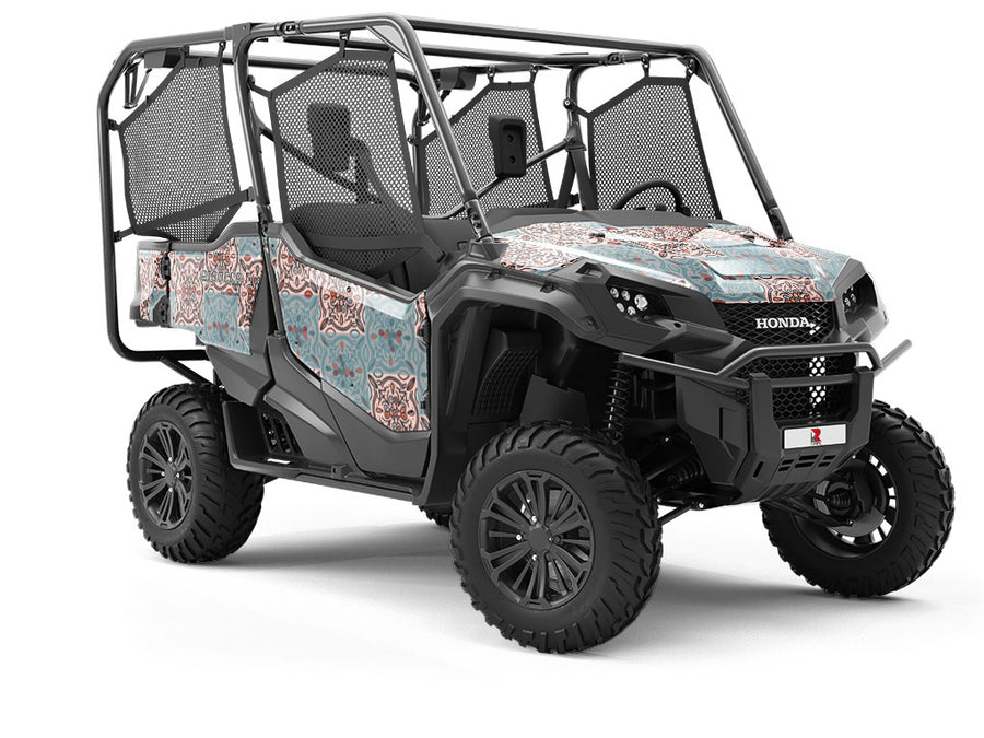 Butterfly Bush Tile Utility Vehicle Vinyl Wrap