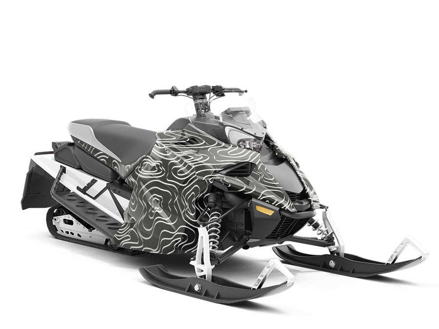 Butterfly Wings Abstract Custom Wrapped Snowmobile